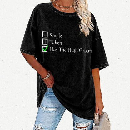 You Have the High Ground Vintage Distressed T-shirt