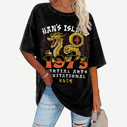 Sun's Island Martial Arts Invitational 1973 Vintage Distressed T-shirt