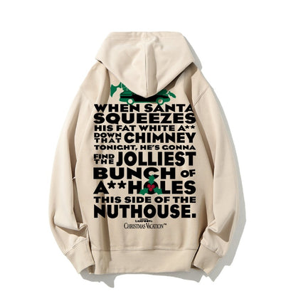 Christmas Vacation: Jolliest Bunch Geek Printed Back Cotton Hoodie