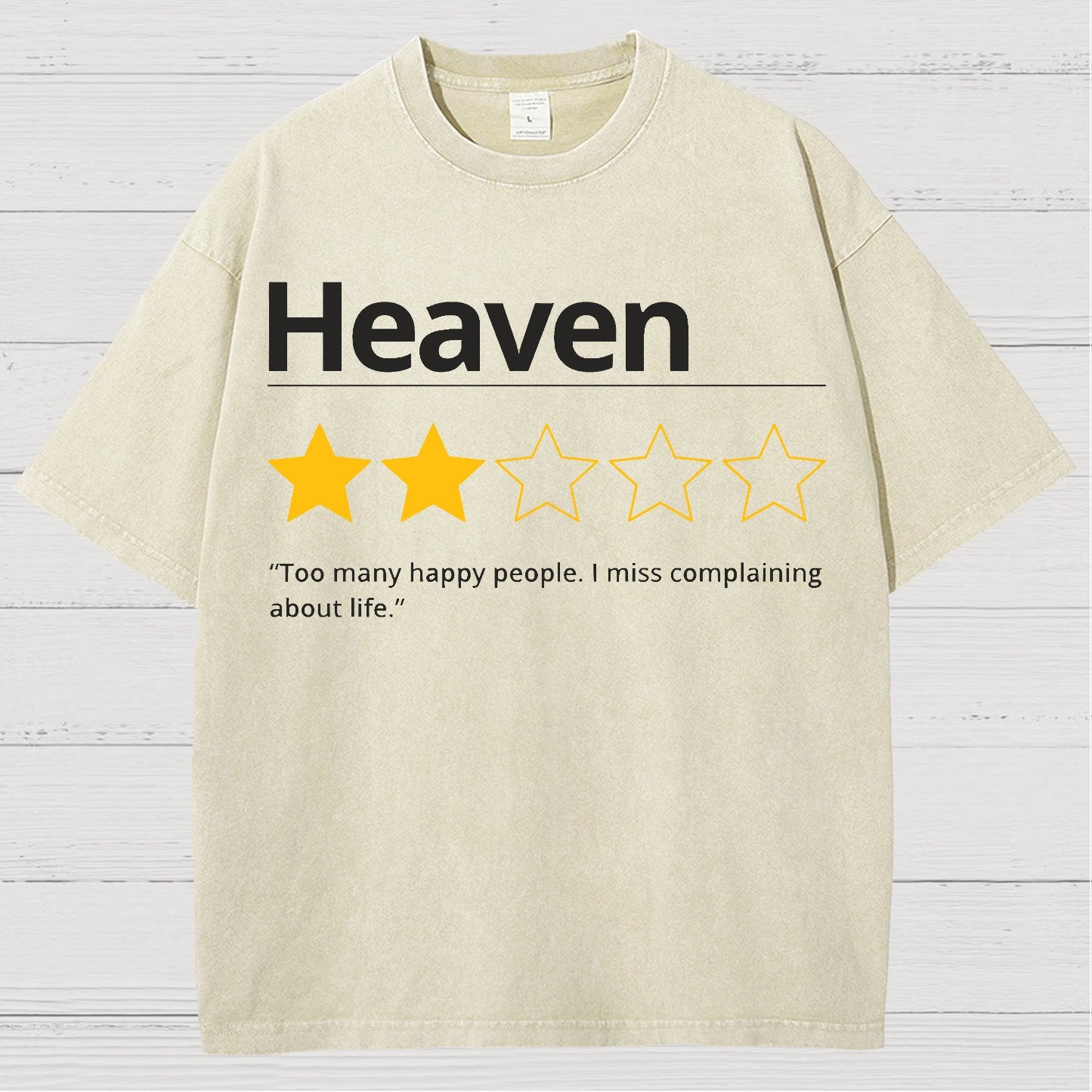 Honest Heaven Review Vintage Distressed T-shirt