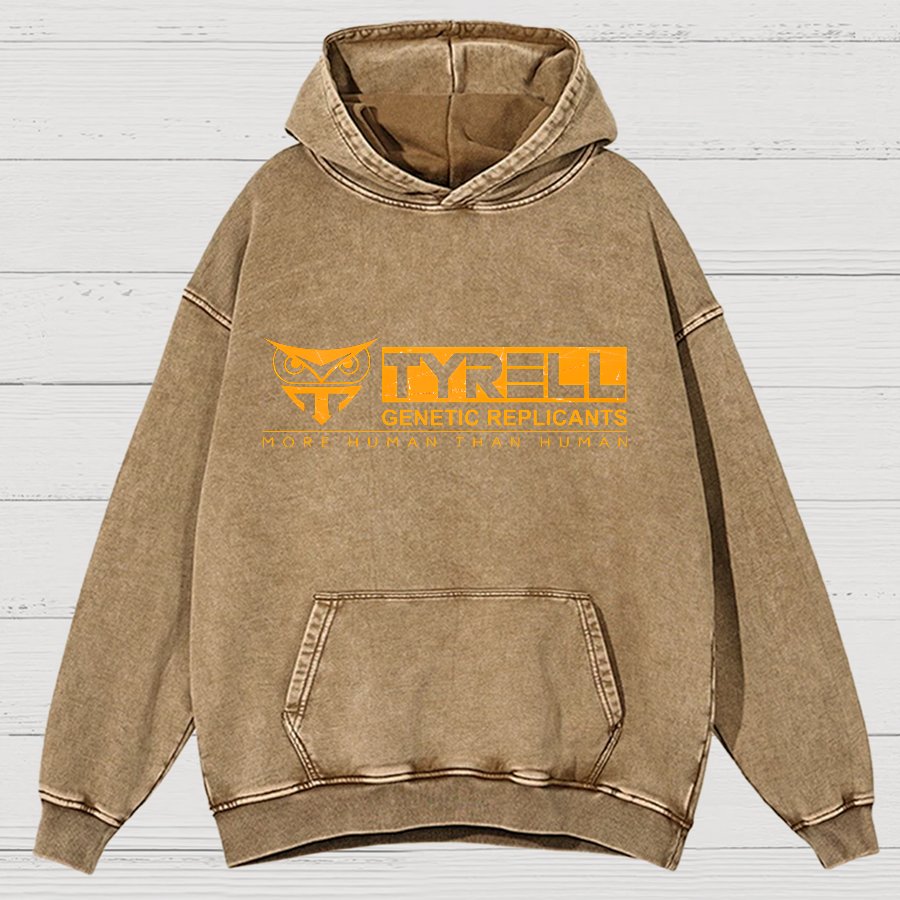 More Human Than Human Vintage Distressed Hoodie
