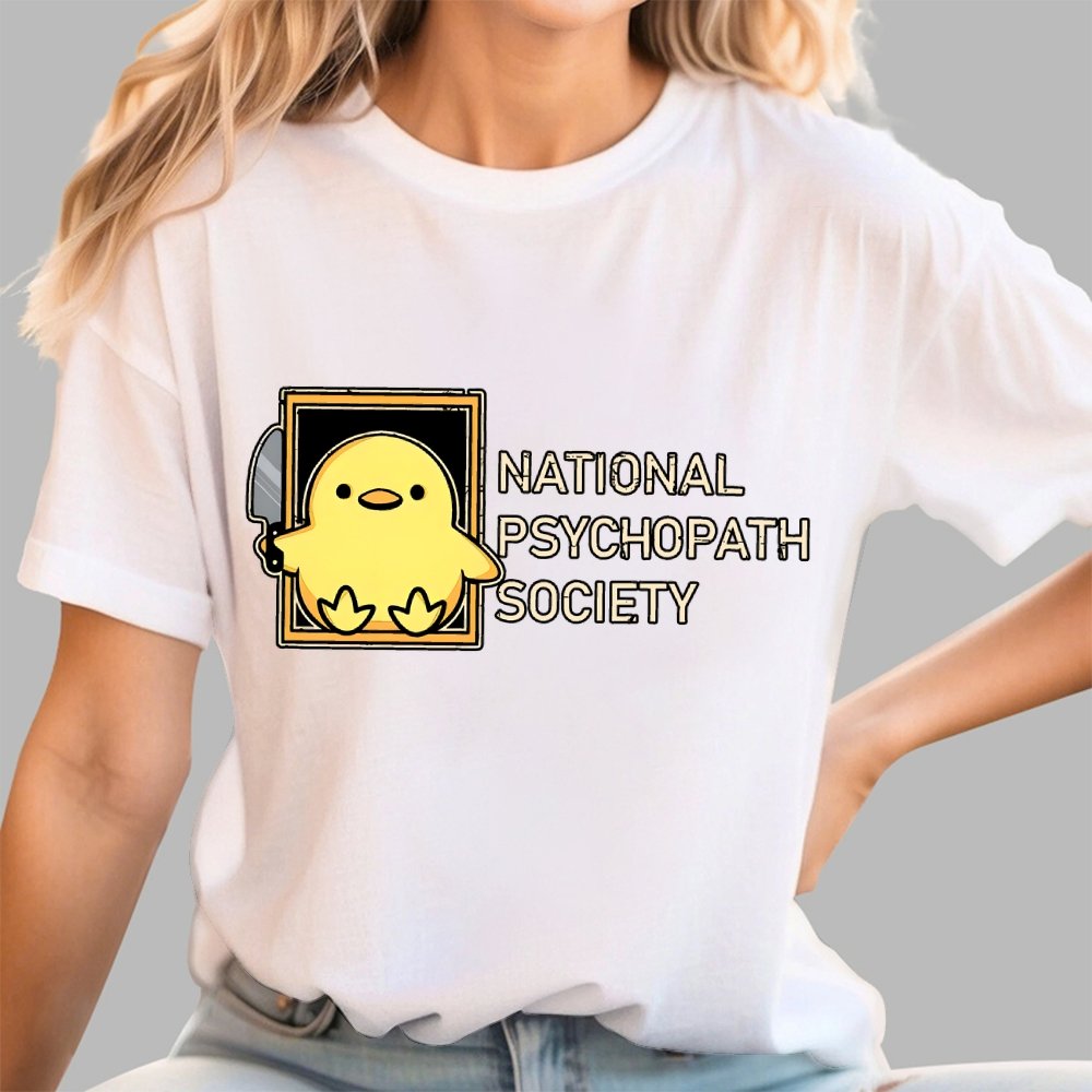 National Psychopath Sociaty Unisex Geek T-Shirt