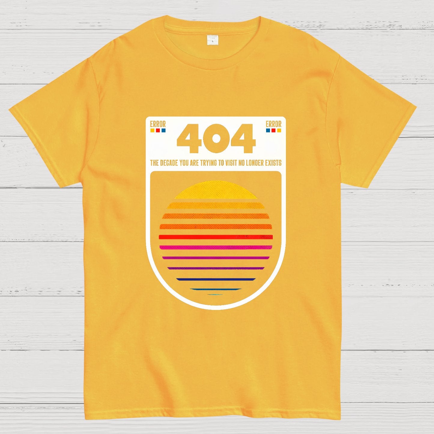 404 Decade Not Found Geeky T-Shirt
