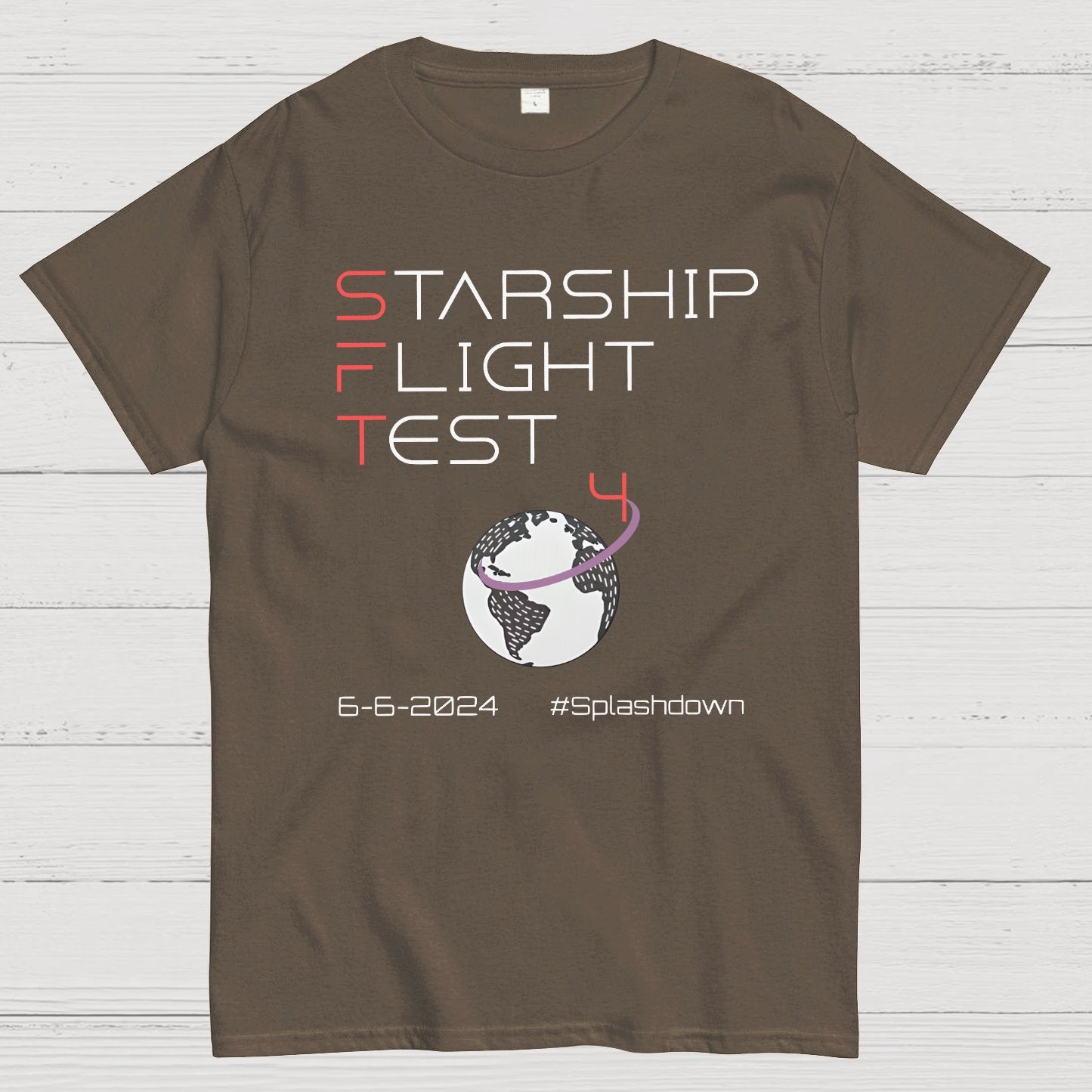 Starship Flight Test Milestone SFT4 Geek T-Shirt