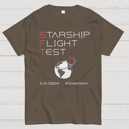 Starship Flight Test Milestone SFT4 Geek T-Shirt