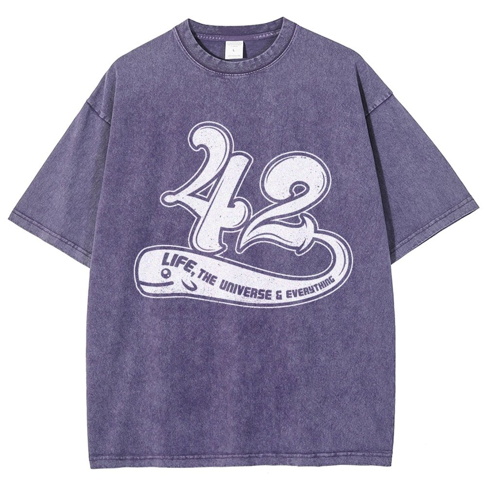 42 Life Vintage Distressed T-shirt
