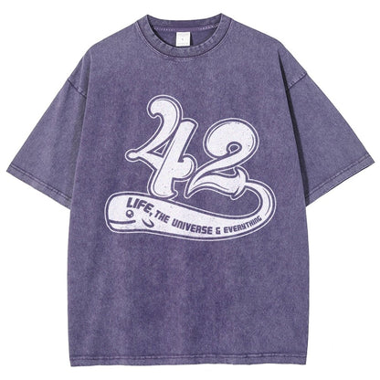 42 Life Vintage Distressed T-shirt