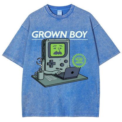Grown Boy Vintage Distressed T-shirt