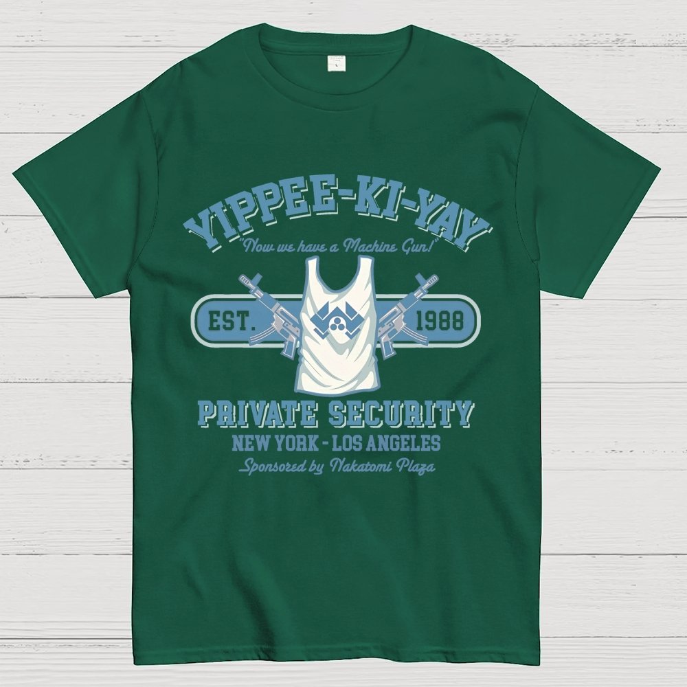 Yippee Ki Yay Security NY-LA Geek T-Shirt