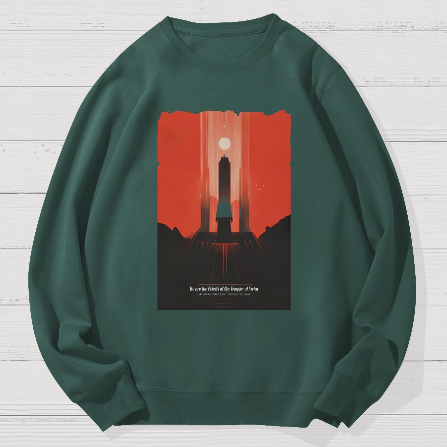 Syrinx Temple Priest Geek Cotton Sweatshirt