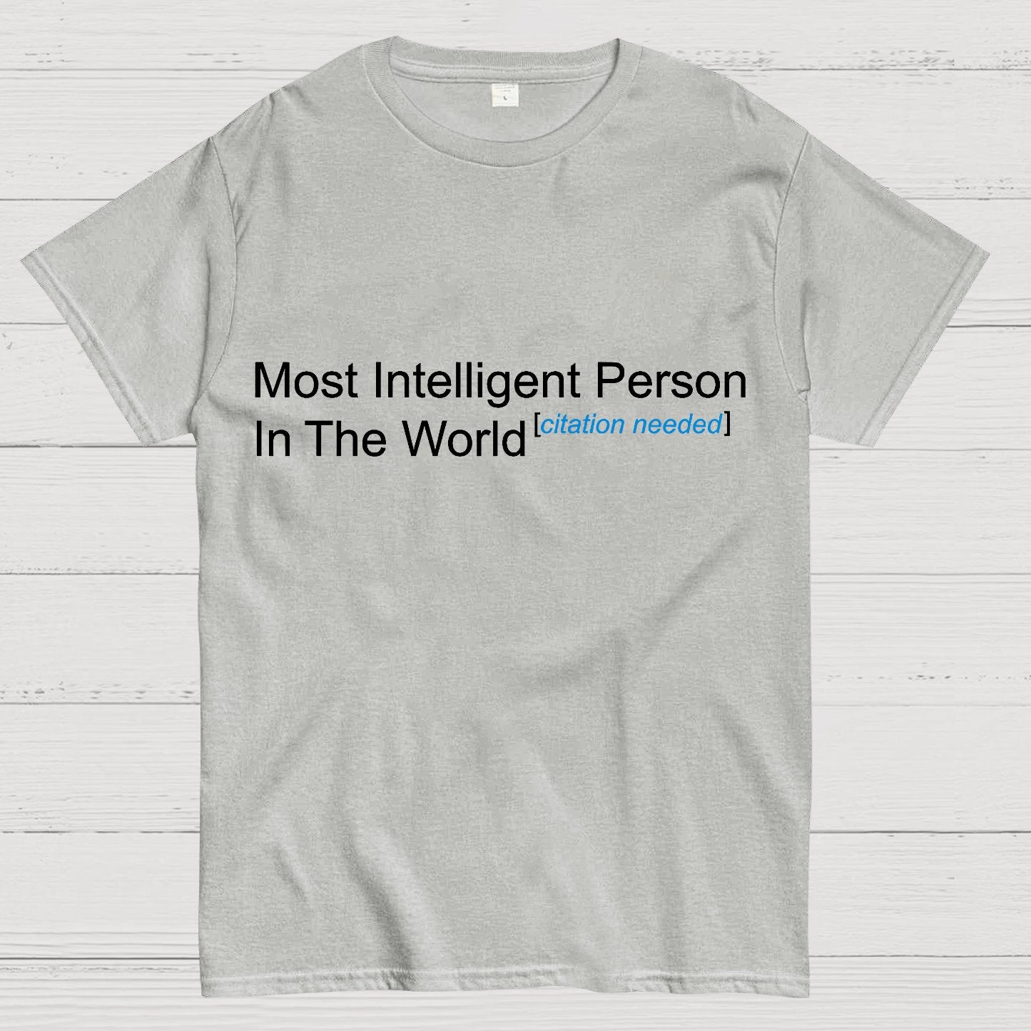 Most Intelligent Person In The World Geek T-Shirt