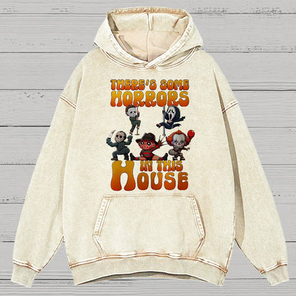Horror Movie Halloween Vintage Distressed Hoodie