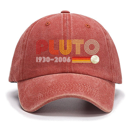 Pluto Never Forget - Funny Science Geeky Cotton Hat