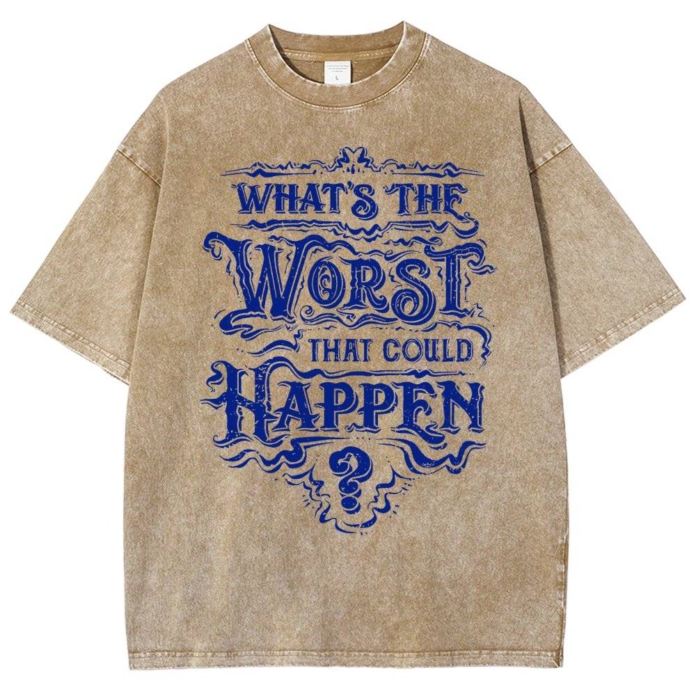 What Could Happen Vintage Distressed T-shirt