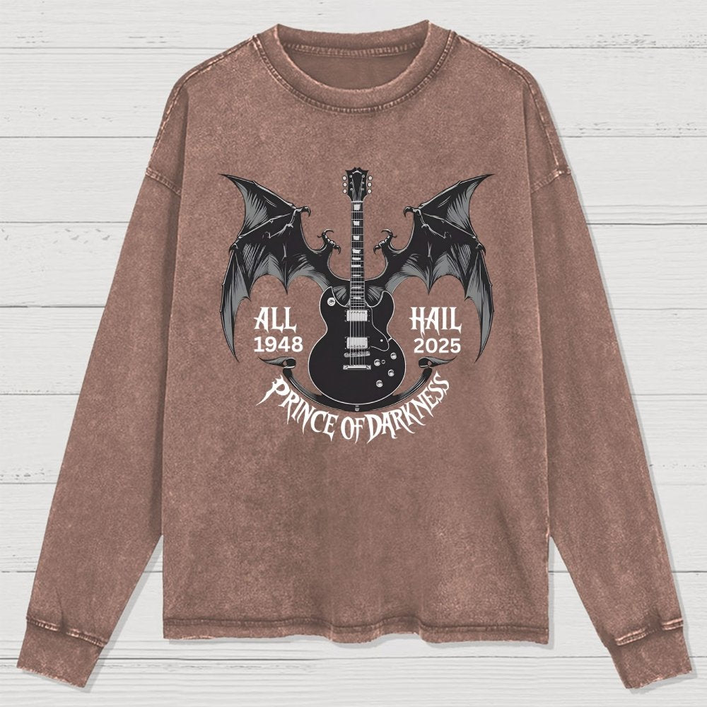 Prince of Darkness Washed Long Sleeve Tee