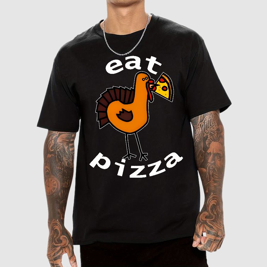 Eat Pizza Funny Geek T-Shirt