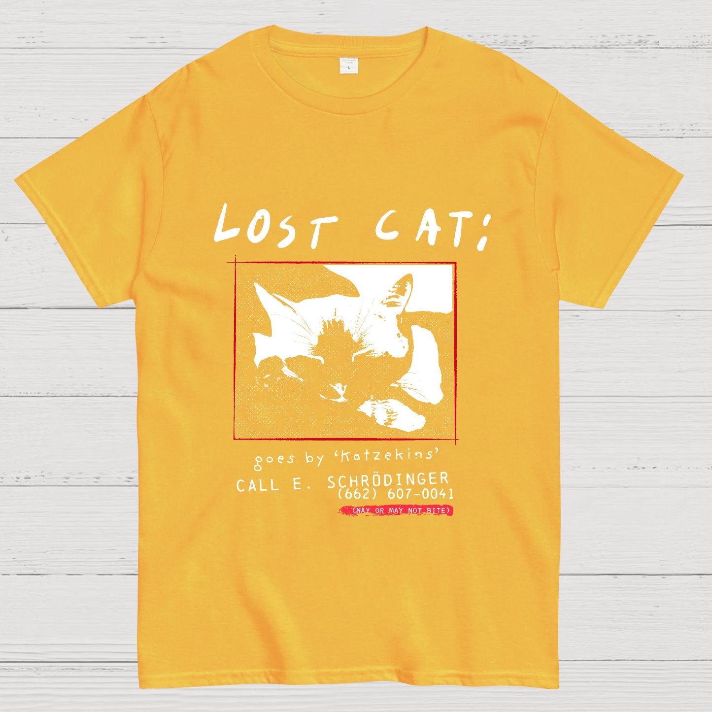 Schrödinger's Lost Cat Geeky T-Shirt
