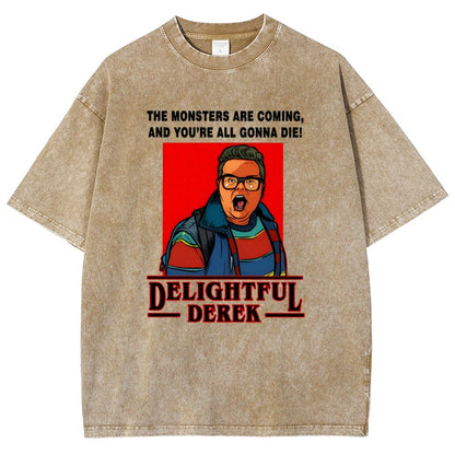 Delightful Hero Vintage Distressed T-shirt