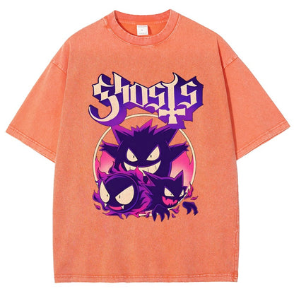 Haunted Ghosts Vintage Distressed T-shirt