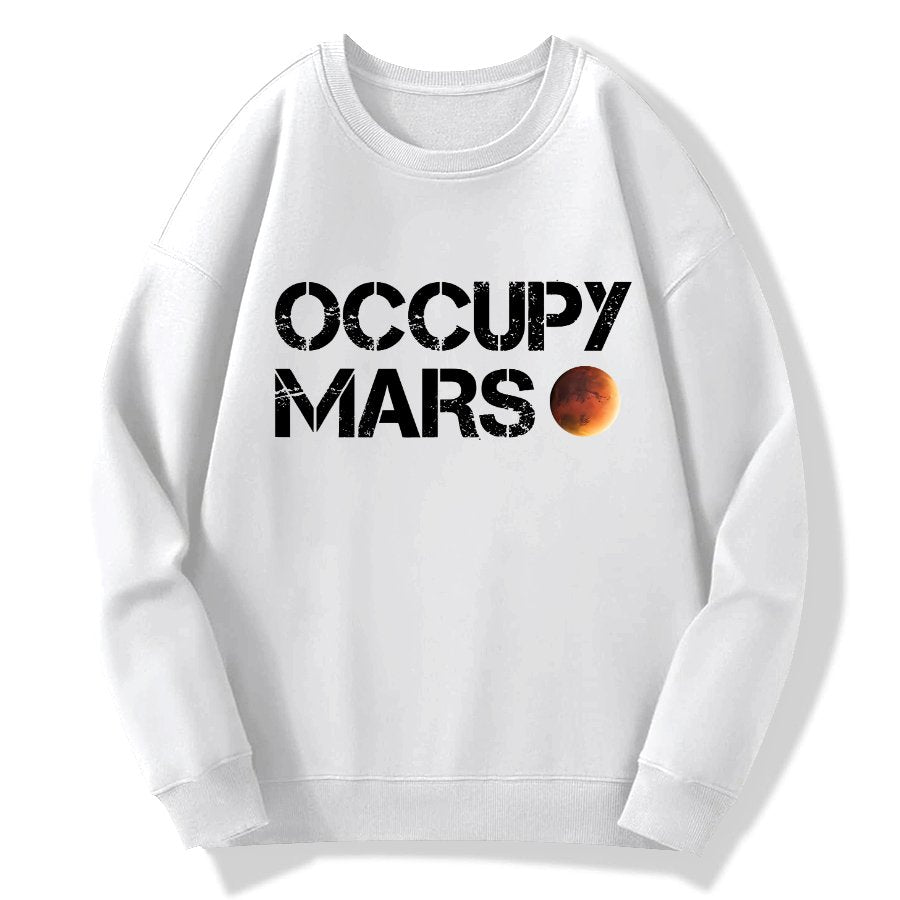Occupy Mars Geek Cotton Sweatshirt