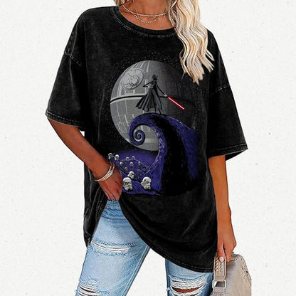 The Nightmare Before Realm Vintage Distressed T-shirt