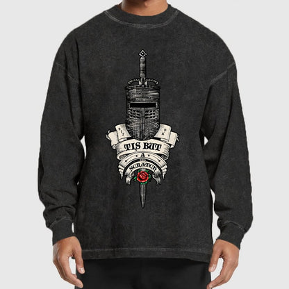 It is but a scratch Washed Long Sleeve Tee