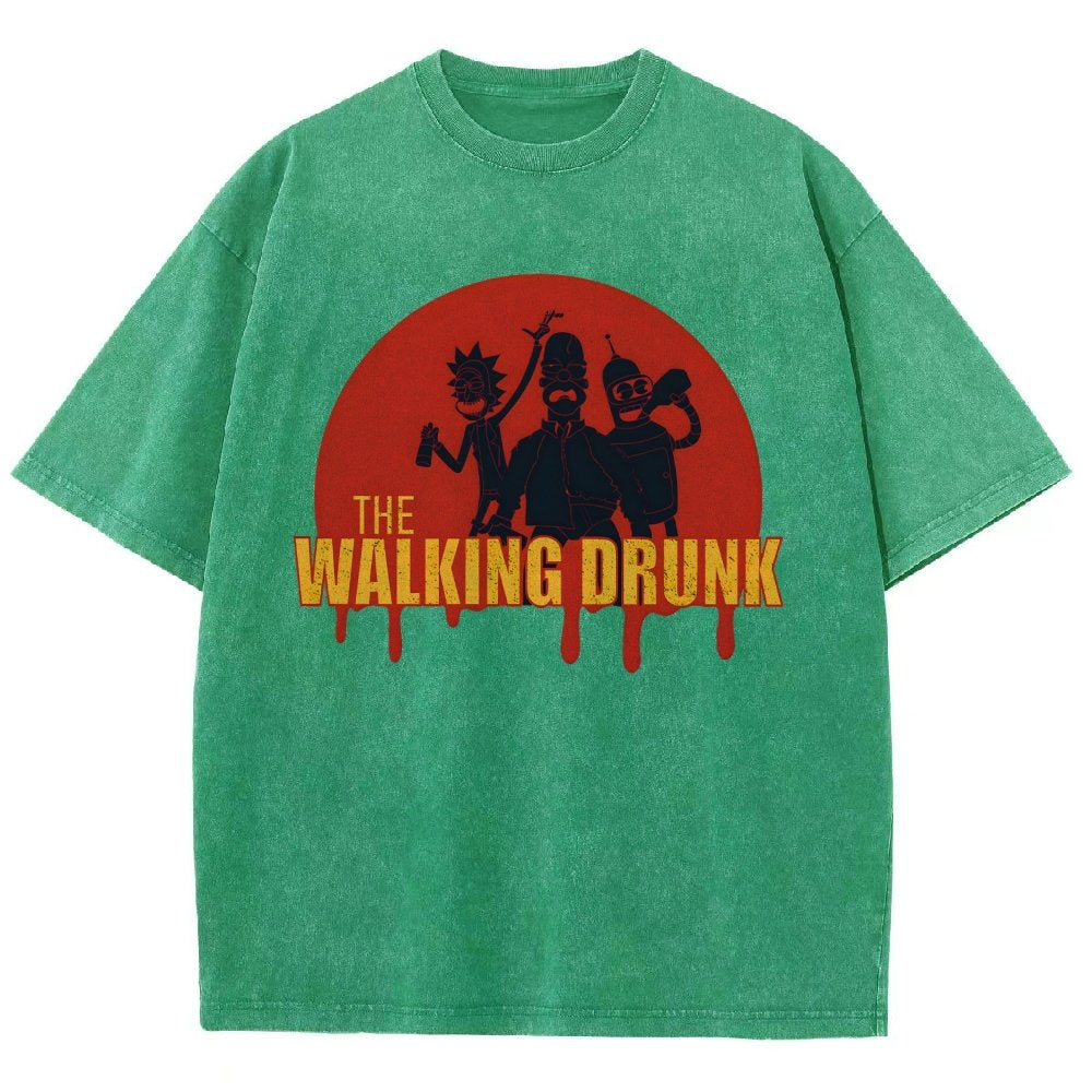 The Walking Drunk Vintage Distressed T-shirt