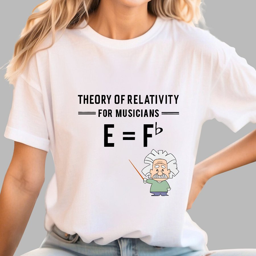 Theory Of Relativity For Musicians Geek T-Shirt
