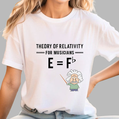 Theory Of Relativity For Musicians Geek T-Shirt