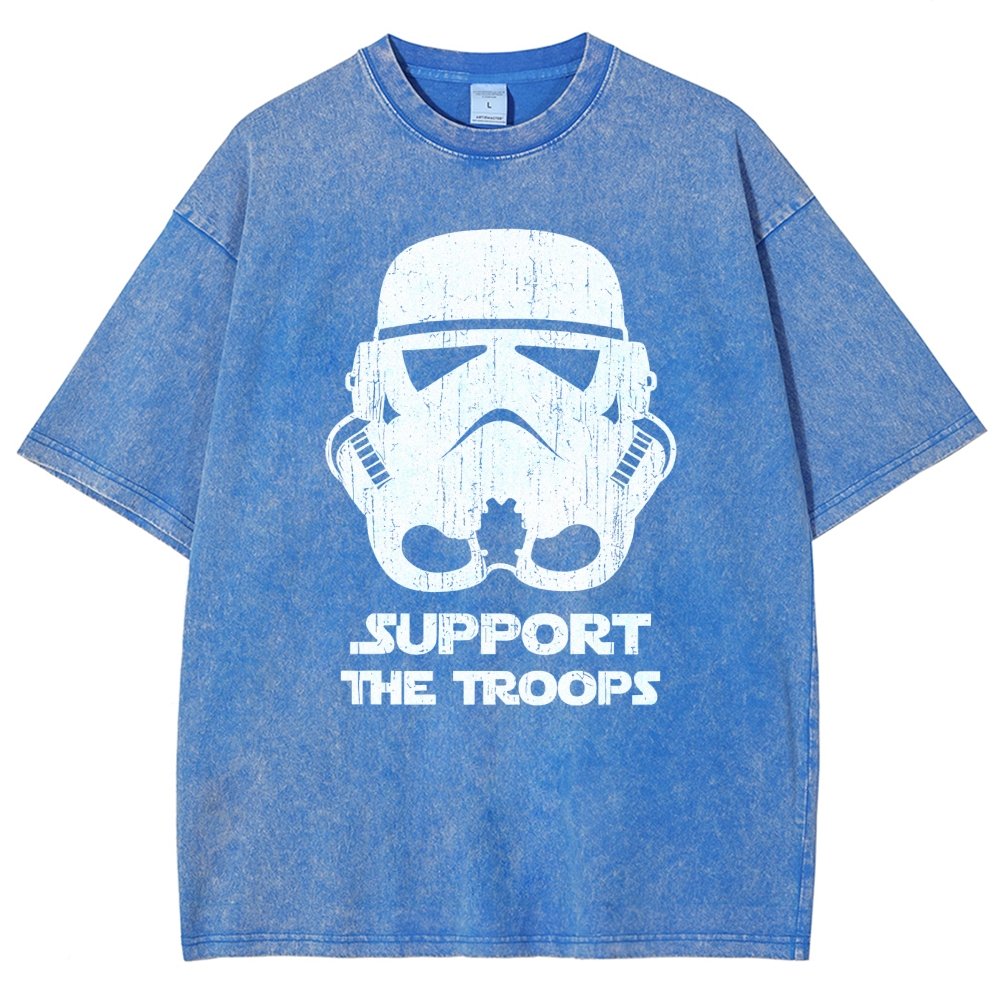 Support The Troops Vintage Distressed T-shirt