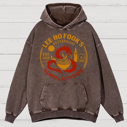 Lee Ho Fooks Vintage Distressed Hoodie