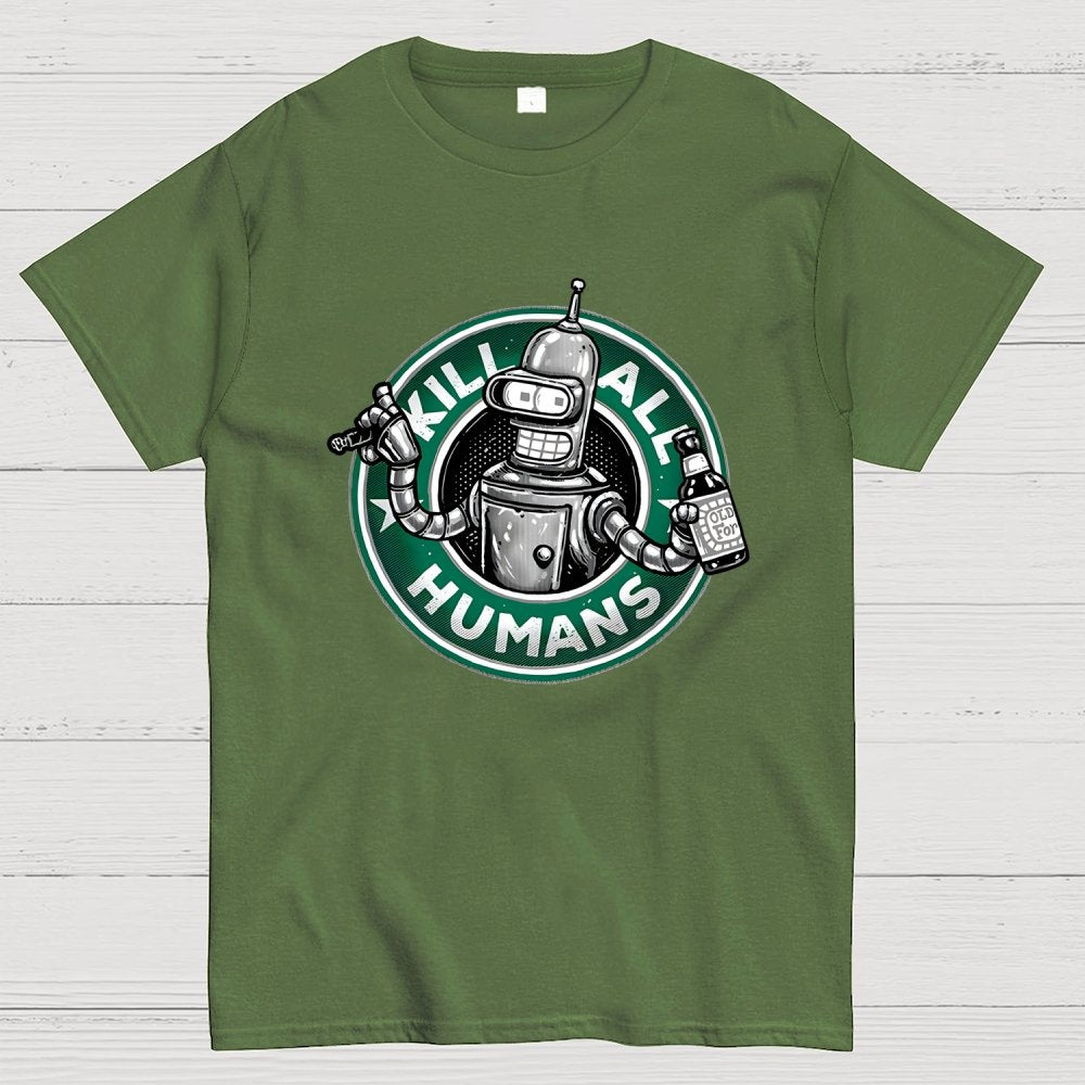 Machines VS. Humans Geek T-Shirt