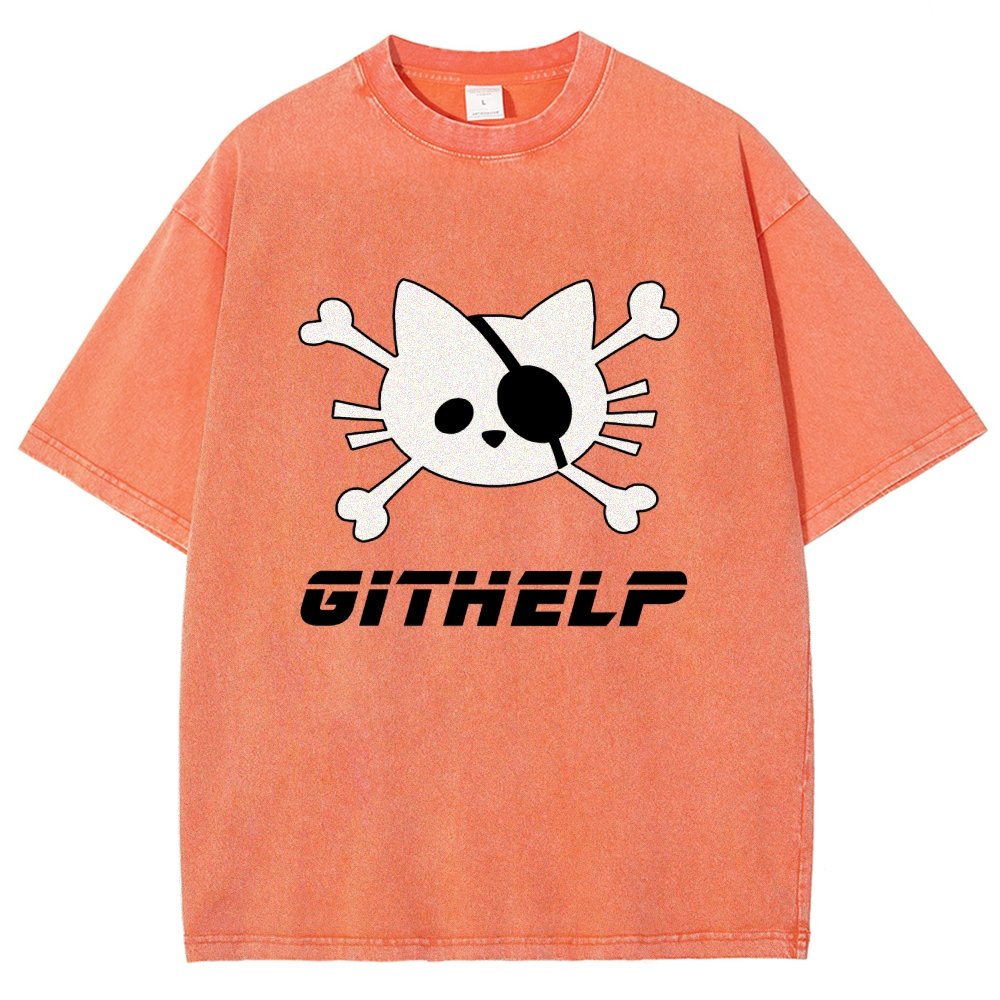 GitHelp Vintage Distressed T-shirt
