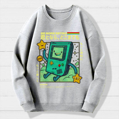 Retro Games Geek Cotton Sweatshirt
