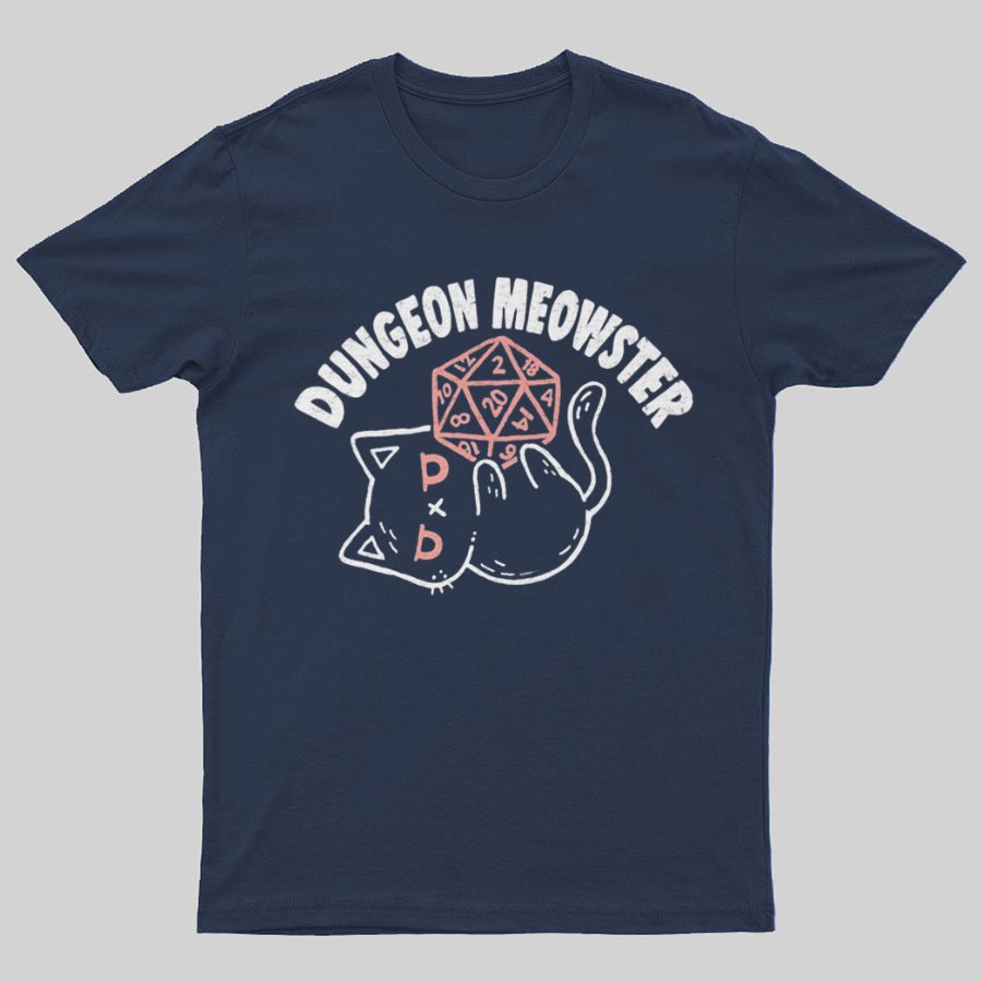 The Dungeon Meowster Geeky T-Shirt