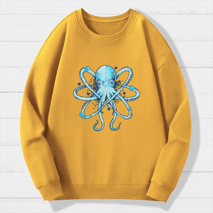 Atomic Octopus Geek Cotton Sweatshirt