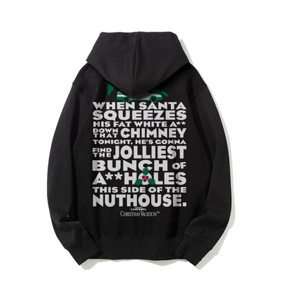 Christmas Vacation: Jolliest Bunch Geek Printed Back Cotton Hoodie