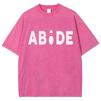 Bowling Abide Vintage Distressed T-shirt