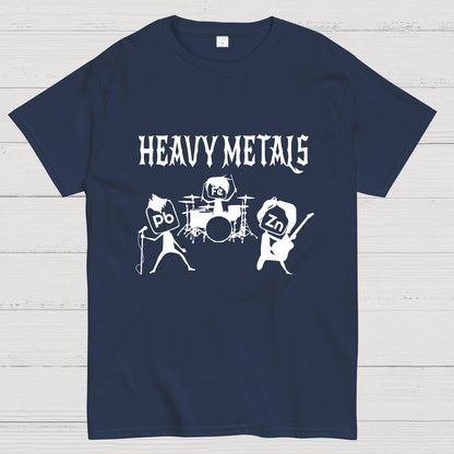 Saying Heavy Metals Rocks Chemistry Geeky T-Shirt