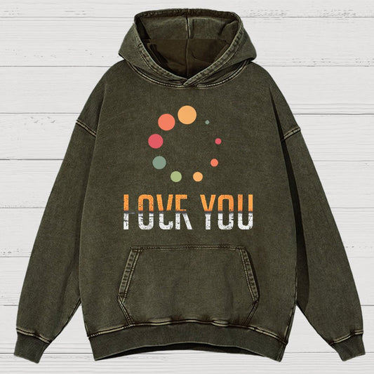 Complex Emotions Loading Vintage Distressed Hoodie