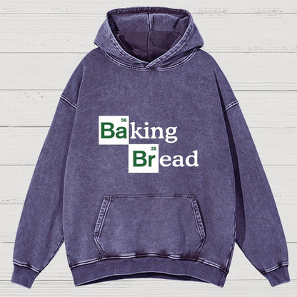 Baking Bread Vintage Distressed Hoodie