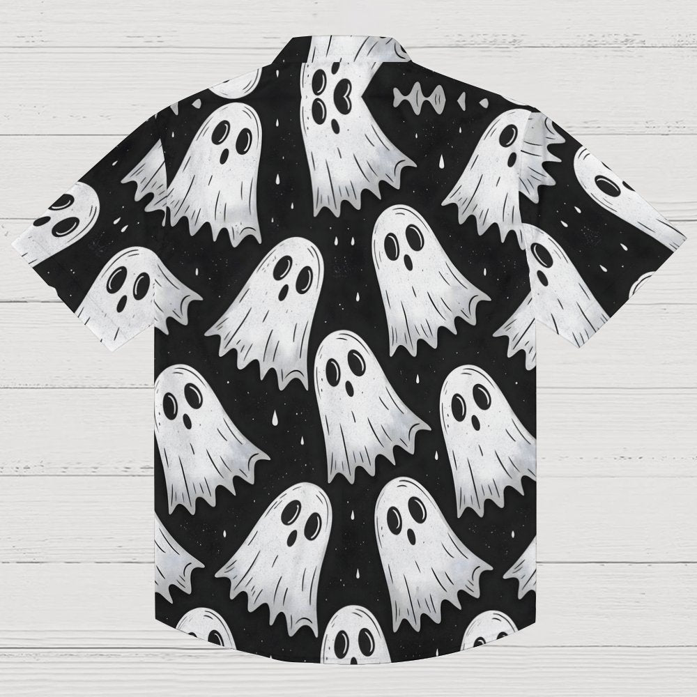 Cute Ghost Geek Hawaiian Shirt