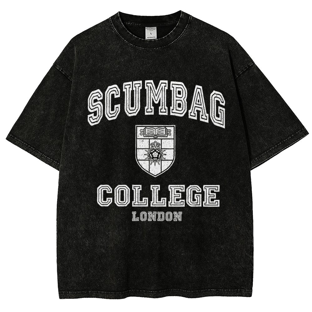 Scumbag College Vintage Distressed T-shirt