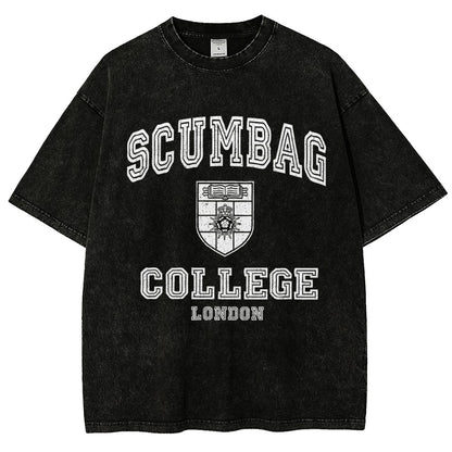 Scumbag College Vintage Distressed T-shirt