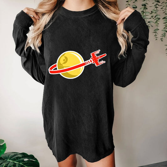 That's No Space Logo! Washed Long Sleeve Tee