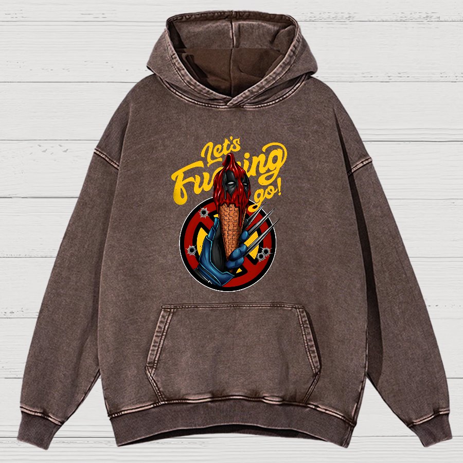 LFG Vintage Distressed Hoodie