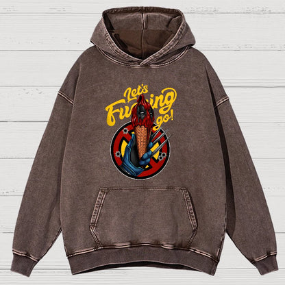 LFG Vintage Distressed Hoodie