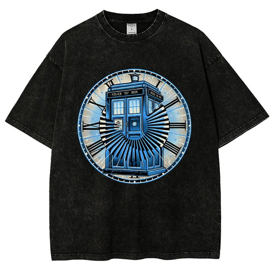 Time Travel in a box Vintage Distressed T-shirt