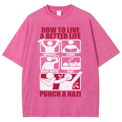 How To Have A Better Life Vintage Distressed T-shirt