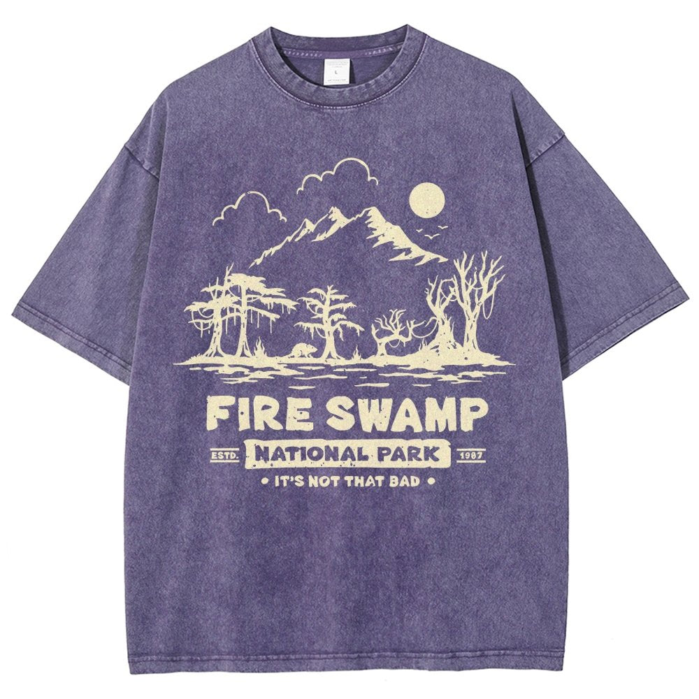 Flame Swamp National Park Vintage Distressed T-shirt